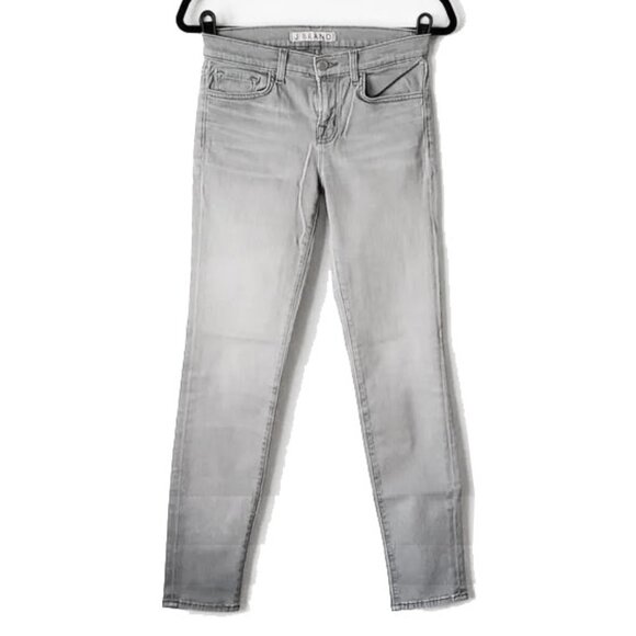 J Brand Skinny Leg Jeans 26 Light Gray Made In California 50off3 - Picture 1 of 10